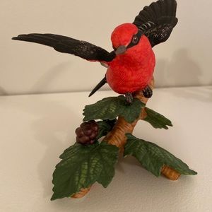 Lenox bird collectible: Vermillion Flycatcher